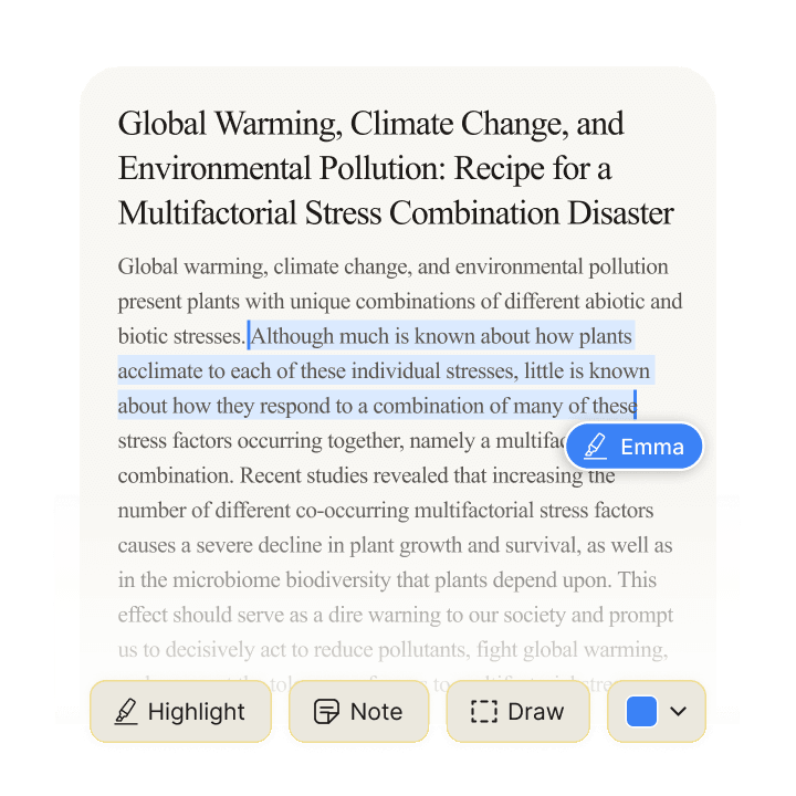 PDF Annotation and Notes