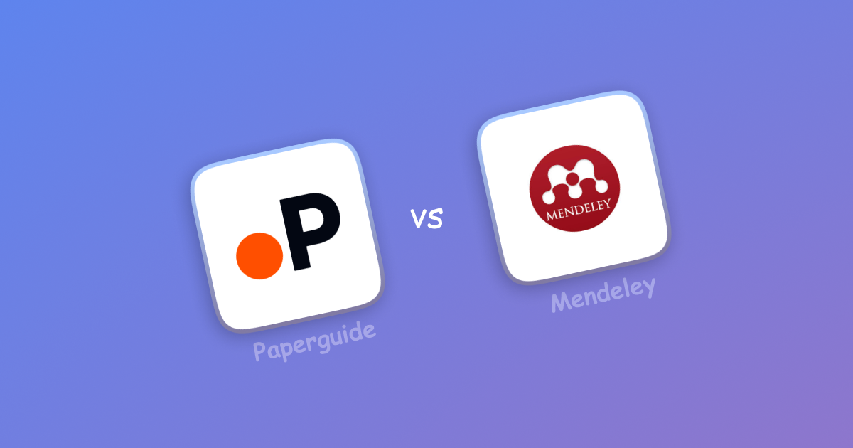 Paperguide Vs Mendeley